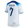 Maglia ufficiale Inghilterra Grealish 7 Casa Mondiali 2022 per Uomo